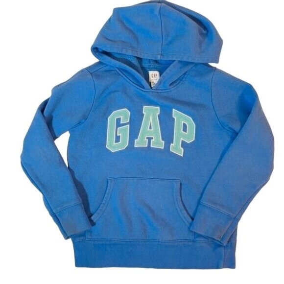 GAP Factory Other - Gap Hooded Sweatshirt with Logo, Blue, Turquoise (Size: 6 Big Girl)